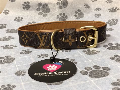 faux louis vuitton cat collar